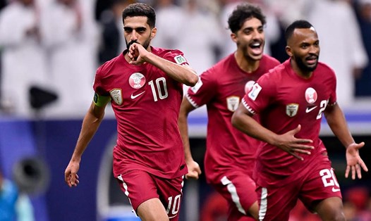 Qatar vào bán kết Asian Cup 2023 sau chiến thắng trước Uzbekistan. Ảnh: AFC