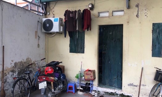 Một căn phòng trọ cho công nhân thuê tại thôn Bầu, xã Kim Chung, huyện Đông Anh, Hà Nội. Ảnh: Thục Quyên 