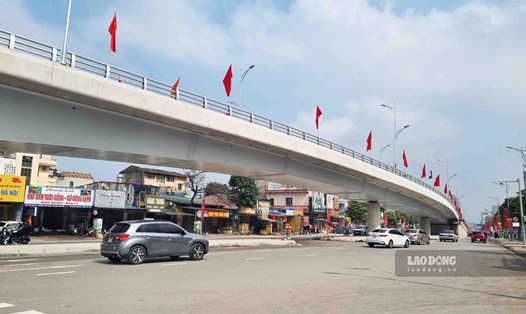 Ngày 5.2.2024 chính thức khánh thành, thông xe cầu vượt đường sắt trăm tỉ ở Thái Nguyên.