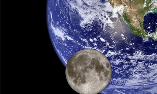 Mặt trăng là điểm đến hot nhất Hệ Mặt trời trong năm 2024. Ảnh: NASA