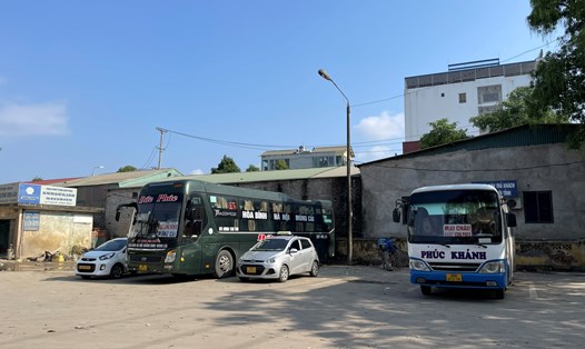 Bến xe khách trung tâm tỉnh Hoà Bình vắng vẻ ngày 26 Tết. Ảnh: Khánh Linh