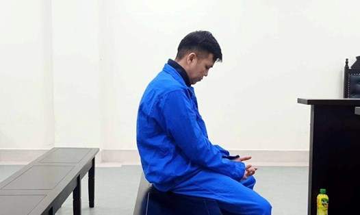 Bị cáo Nguyễn Hải Vân tại phiên toà xét xử về hành vi lừa đảo. Ảnh: Quang Việt