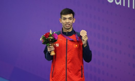 Nguyễn Huy Hoàng là 1 trong những niềm hi vọng lớn nhất của Thể thao Việt Nam tại Olympic Paris 2024. Ảnh: Bùi Lượng