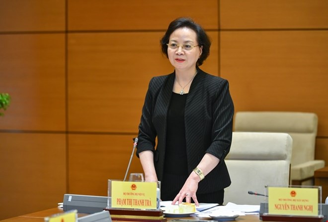 Bộ trưởng Bộ Nội vụ Phạm Thị Thanh Trà. Ảnh: VGP