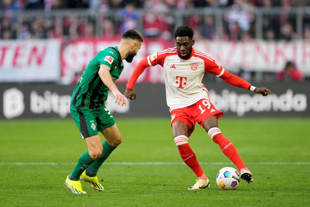 Alphonso Davies. Ảnh: Bavarian Football