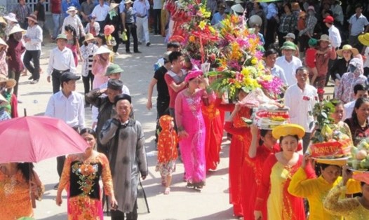 Lễ hội Lạch Bạng, phường Hải Thanh, Tĩnh Gia - Nghi Sơn. Ảnh: Trần Lâm