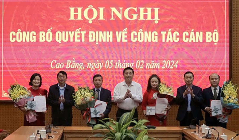 Hội nghị bổ nhiệm tân Chánh Thanh tra tỉnh Cao Bằng. Ảnh: thanhtra.com.vn 