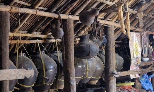 Ngôi nhà dài duy nhất của nền văn hóa Châu Mạ ở Lâm Đồng. Ảnh: Thắm Hồng