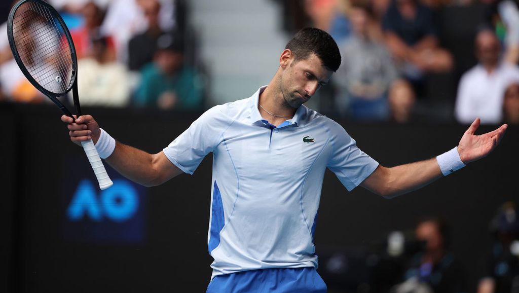 Djokovic sớm tan mộng Golden Slam trong năm 2024 vì thất bại ở Australian Open. Ảnh: ATP