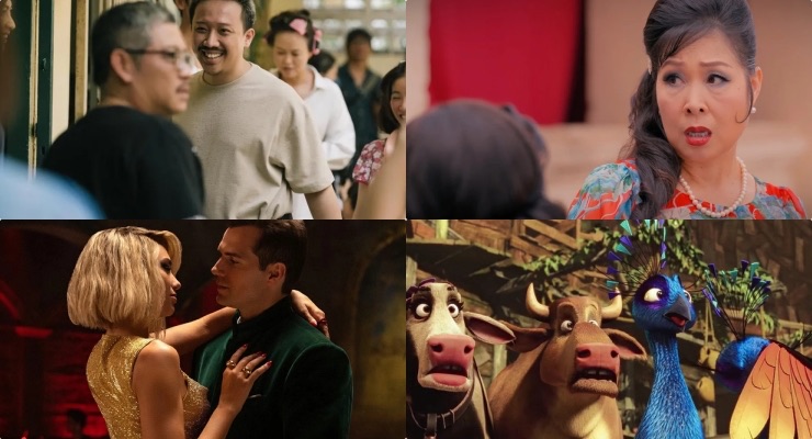 4 phim Tết có triển vọng về doanh thu khi chiếu ở rạp Việt. Ảnh: NSX.