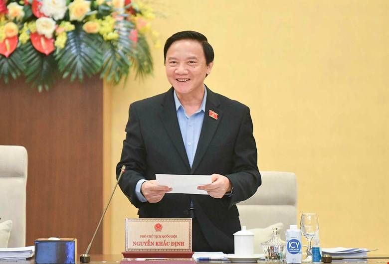Phó Chủ tịch Quốc hội Nguyễn Khắc Định.