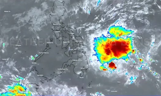 Thông tin sai lệch về cơn bão gần Philippines ngày 5.2.2024. Ảnh chụp màn hình
