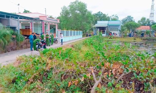 Công an đã bắt giữ nữ nghi phạm đâm chết nam thanh niên tại xã Long Phụng, huyện Cần Giuộc, tỉnh Long An. Ảnh: An Long