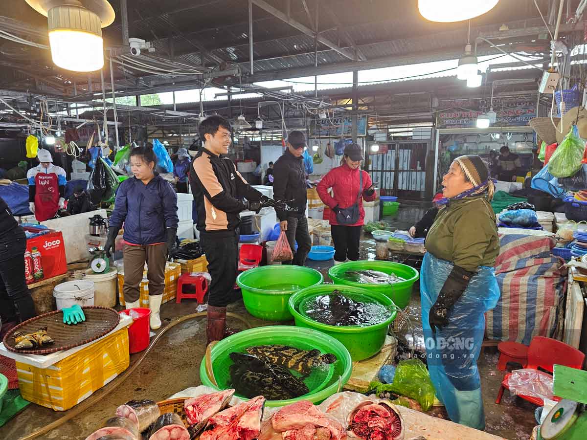 Ngày 7.2 (tức ngày 28.12.2023 âm lịch), tại nhiều điểm mua sắm tại thành phố Hạ Long, không khí mua bán khá tấp nập, chủ yếu vẫn là các mặt hàng trang trí Tết, thực phẩm...  