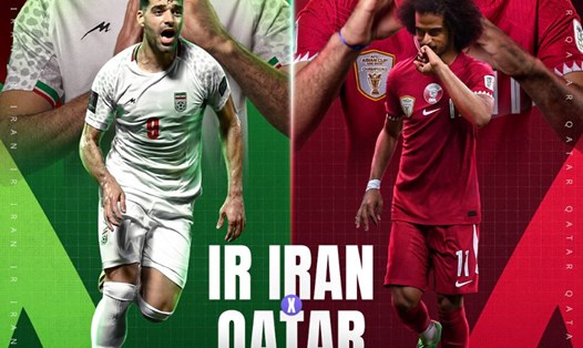 Tuyển Qatar gặp tuyển Iran tại vòng bán kết Asian Cup 2023. Ảnh: AFC