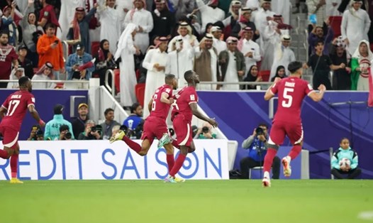 Tuyển Qatar sẽ có trận chung kết Asian Cup thứ hai liên tiếp. Ảnh: Aljazeera