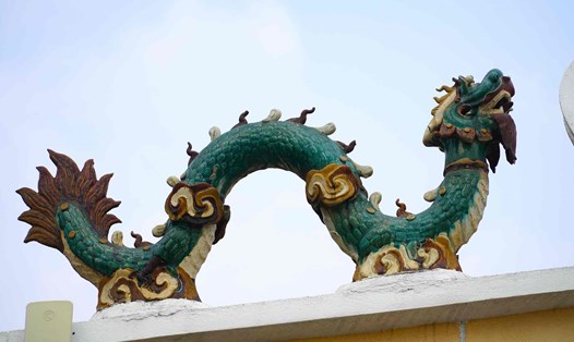  Hình tượng rồng tại đền thờ Thượng đẳng thần Nguyễn Hữu Cảnh. Ảnh: Hà Anh Chiến
