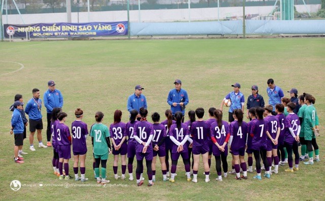 Bài tập về nhà của cầu thủ U20 nữ Việt Nam