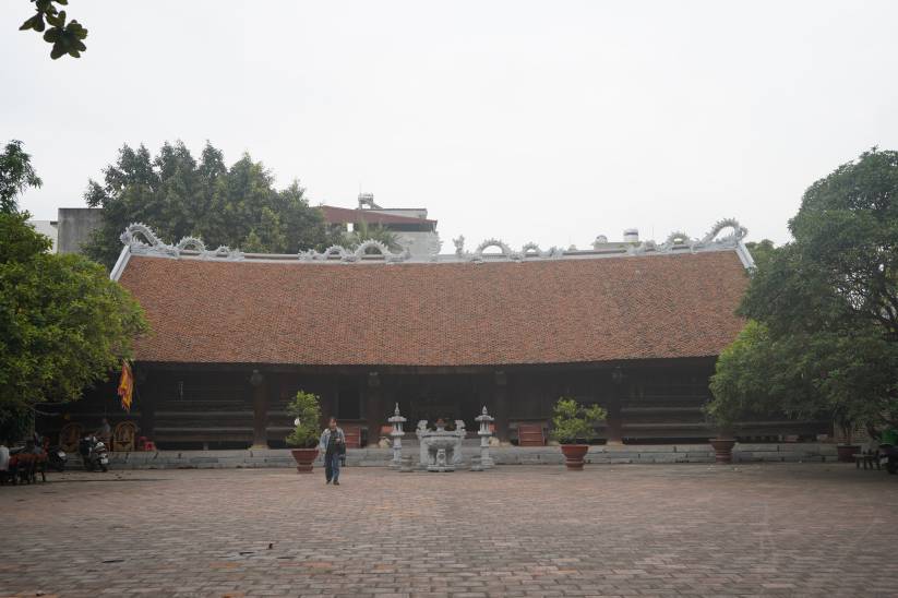 Đình Hàng Kênh trở thành kiến trúc tiêu biểu trong các ngôi đình Việt Nam. Ảnh: MAI DUNG