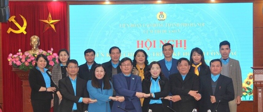 Cụm thi đua số 5 quyết tâm phấn đấu mỗi thành viên trong cụm có ít nhất 1 mô hình hoạt động mới. Ảnh: CĐCM