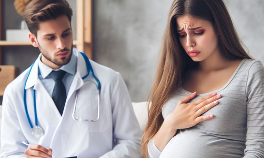 Cách kiểm soát tình trạng tim đập nhanh khi mang thai. Ảnh: Ai - Thiện Nhân