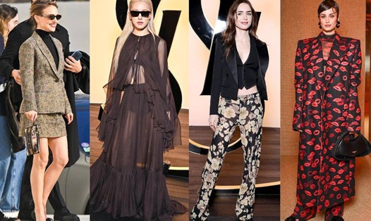 Vogue công bố 30 ngôi sao mặc đẹp nhất Paris Fashion Week Thu Đông 2024. Ảnh: Instagram