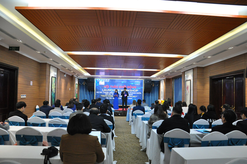 Hội thảo khởi động Dự án “Thanh niên trong công tác phòng ngừa rủi ro trên khôgn gian mạng” diễn ra tại TP Yên Bái.