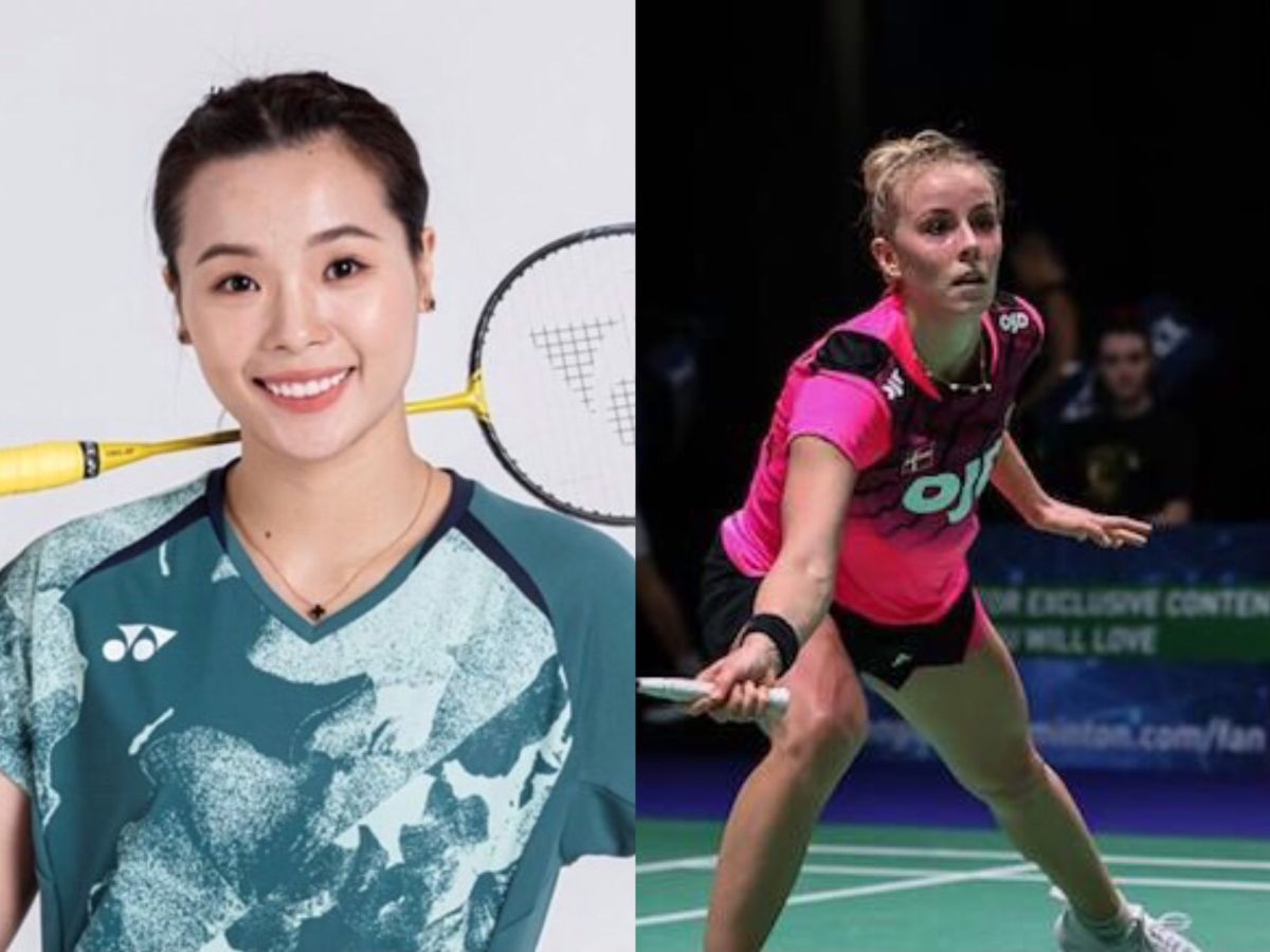 Nguyễn Thùy Linh chạm trán Mia Blichfeldt tại chung kết giải cầu lông Đức mở rộng 2024. Ảnh: Thuỳ Linh/Badmintonphoto 