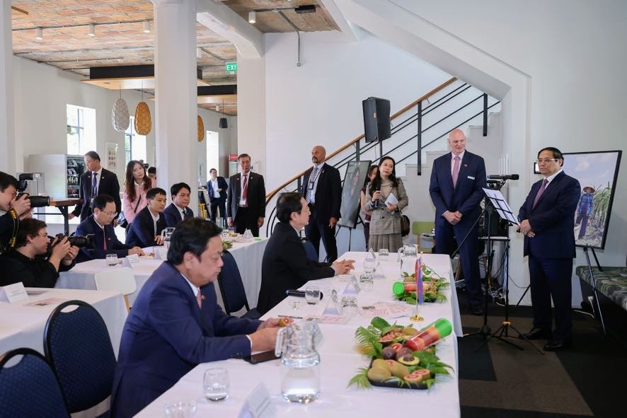 Thủ tướng mong muốn Việt Nam và New Zealand tạo đột phá trong hợp tác kinh tế nông nghiệp. Ảnh: VGP