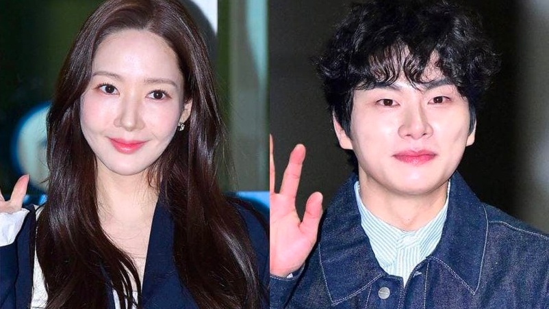 Park Min Young và Lee Yi Kyung trên đường đến Việt Nam. Ảnh: X Sport News