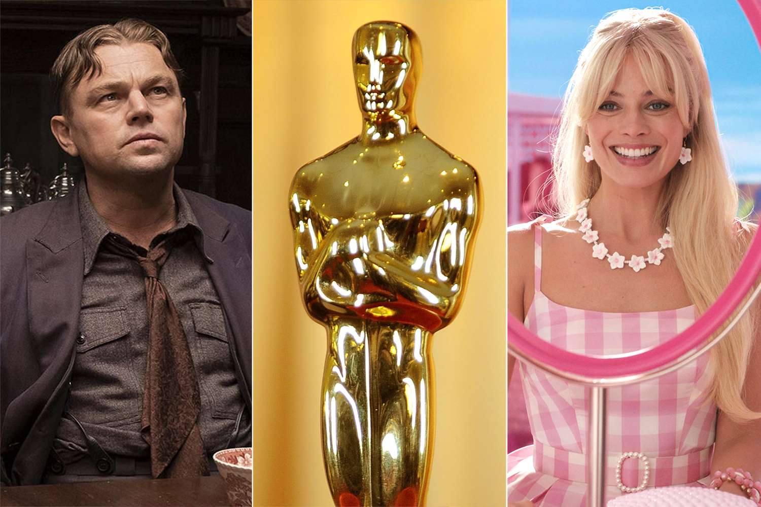 Oscar 2024 chứng kiến sự đối đầu của các tác phẩm ấn tượng như “Oppenheimer“, “Poor Things“, “Barbie“, “Killers of the Flower Moon“... Ảnh: EW