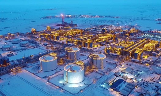 Cơ sở sản xuất LNG ở Yamal, Nga. Ảnh: Novatek