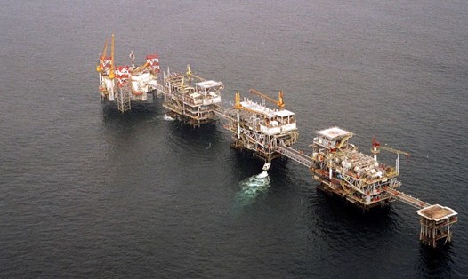 Một mỏ dầu khí khổng lồ được phát hiện ở ngoài khơi Côte d'lvoire. Ảnh minh họa. Ảnh chụp màn hình Sputnik