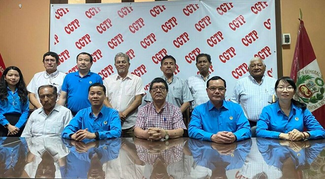 Đoàn đại biểu cấp cao Tổng Liên đoàn Lao động Việt Nam thăm và làm việc tại Peru