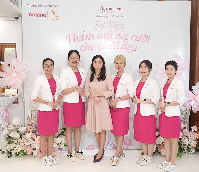 Trung tâm nha khoa chuyên sâu – Elite Dental tổ chức sự kiện “Thẩm mỹ nụ cười cho phái đẹp”. Ảnh: DN cung cấp