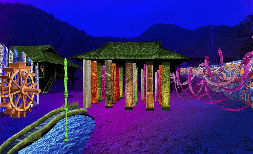 Điện Biên lần đầu tổ chức show diễn thực cảnh trong dịp khai mạc Năm du lịch Quốc gia. Ảnh: Sở VHTTDL Điện Biên