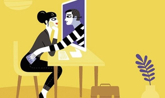 Người phụ nữ ở Bình Định bị lừa đảo gần 1,6 tỉ đồng vì tin lời người đàn ông lạ qua mạng. Ảnh minh họa: Công an TP Hà Nội