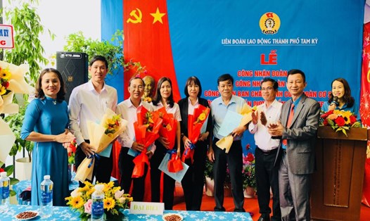 Nhiều CĐCS khu vực ngoài Nhà nước ở Quảng Nam đã góp phần xây dựng mối quan hệ lao động hài hòa, tiến bộ trong doanh nghiệp. Ảnh: Hoàng Bin