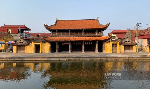 Kiến trúc độc đáo của chùa Keo Hành Thiện (xã Xuân Hồng, huyện Xuân Trường, tỉnh Nam Định). Ảnh: Lương Hà