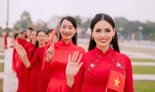 Hoa hậu Bích Hạnh tích cực quảng bá văn hoá, du lịch Phan Rang. Ảnh: Nhân vật cung cấp