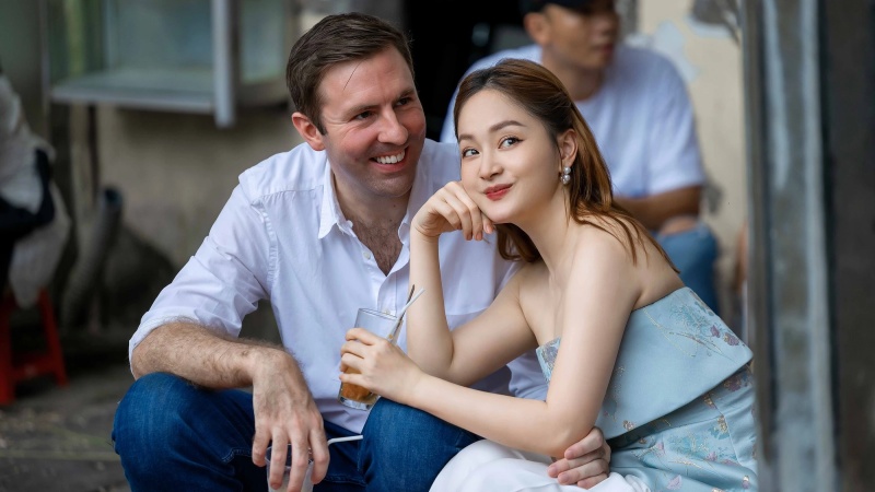 Lan Phương có cuộc sống hôn nhân viên mãn bên chồng Tây. Ảnh: Facebook nhân vật.