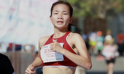 Nguyễn Thị Oanh sẽ tham dự Tiền Phong Marathon. Ảnh: Như Ý