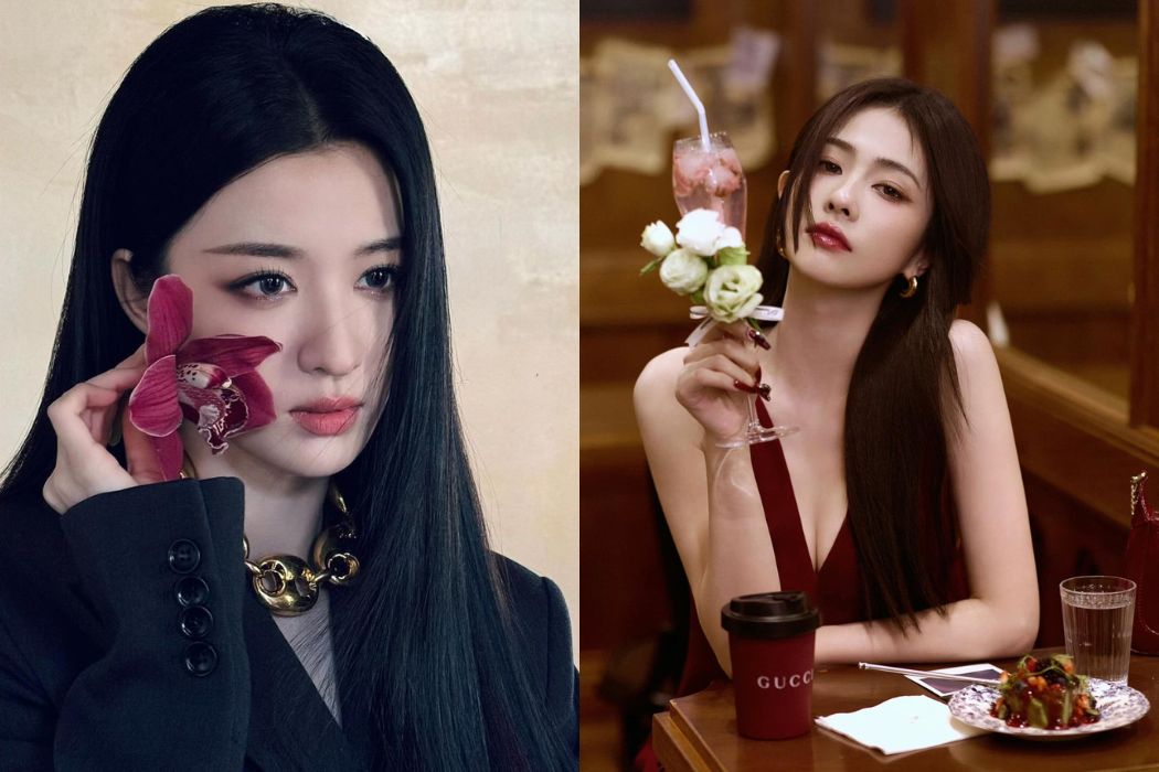 Hai diễn viên Trung Quốc Vương Sở Nhiên và Bạch Lộc. Ảnh: Weibo