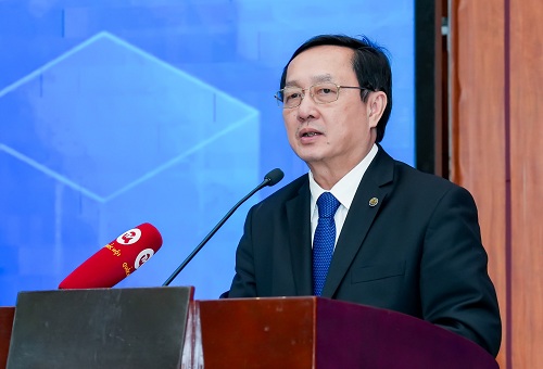 Bộ trưởng Bộ KHCN Huỳnh Thành Đạt phát biểu tại lễ công bố. Ảnh: Minh Hạnh 
