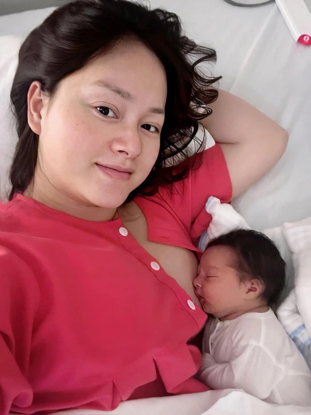 Lan Phương sinh con gái thứ hai. Ảnh: Facebook nhân vật