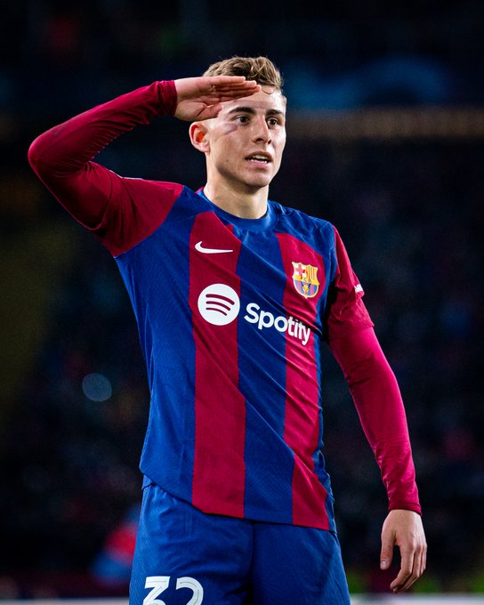 Tiền vệ trẻ López mở tỉ số ngay từ phút thứ 15 của trận đấu (Ảnh: FC Barcelona)