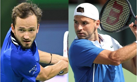 Daniil Medvedev thắng 6, thua 3 trong những lần gặp Grigo Dimitrov. Ảnh: ATP