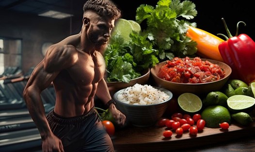 Chế độ ăn uống cho những người tập gym muốn tăng cường cơ bắp. Ảnh Ai - Thiện Nhân
