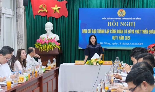 LĐLĐ thành phố Đà Nẵng tìm giải pháp thành lập công đoàn cơ sở, phát triển đoàn viên Công đoàn năm 2024. Ảnh: Trà Vân