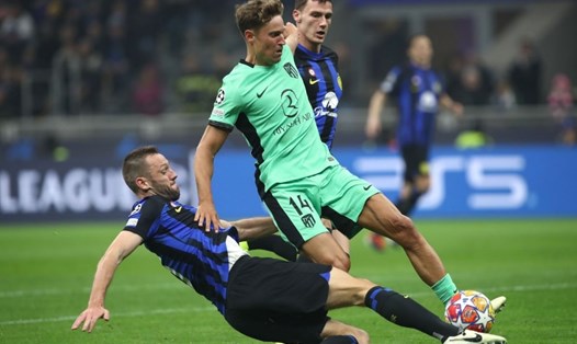 Inter Milan thắng Atletico Madrid 1-0 ở trận lượt đi tại Italia. Ảnh: UEFA
